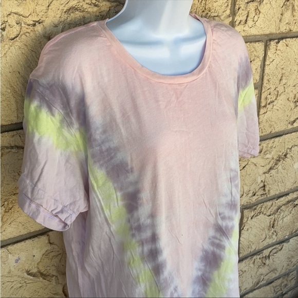 Wildfox aurora wash tee Tye Dye Tee Shirt Oversized Size Med - Picture 6 of 11